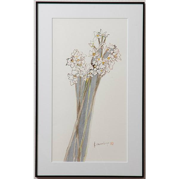 値下げ【整理販売】「Narcissus」　アクリル作品　sma7242