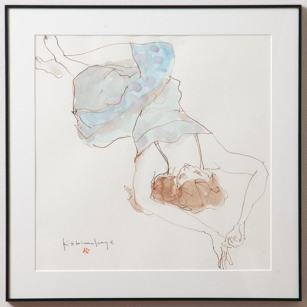 値下げ【整理販売】「Summer」　アクリル作品　sma7248