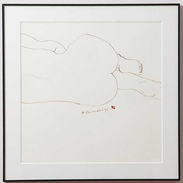 値下げ【整理販売】「Curve」　アクリル作品　sma7249