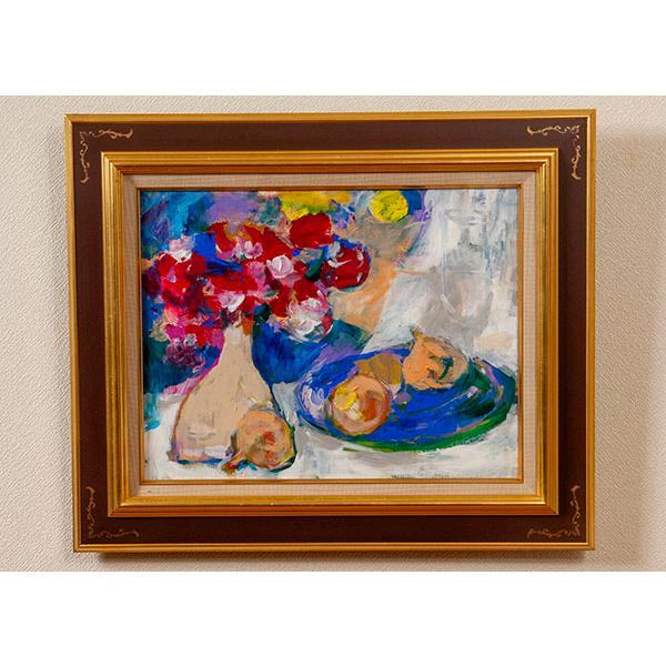 【整理販売】静物　油絵作品　sma7284