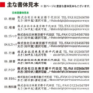 名刺作成 シンプルデザイン 黒1色 印刷 10...の詳細画像4