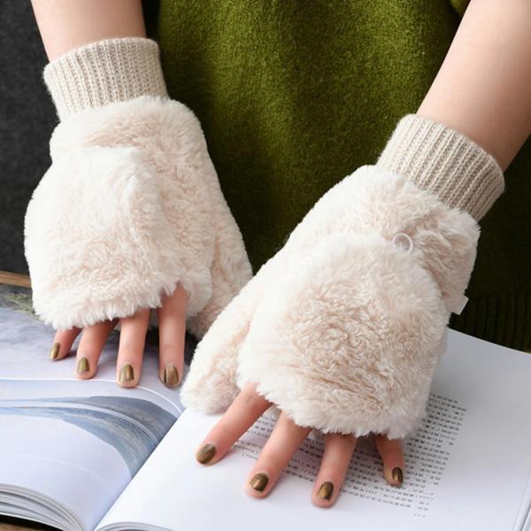 手袋 指なし ミトン レディース 2way かわいい おしゃれ 冬 グローブ てぶくろ スマホ 対応...