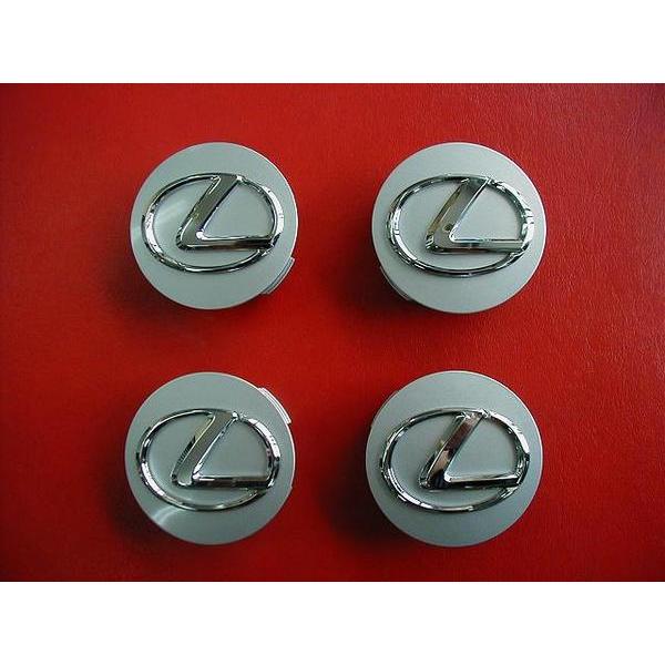 他車流用に　レクサス純正　センターキャップ [アルミ調・4枚セット]　LEXUS