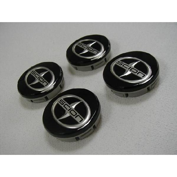 サイオン純正　センターキャップ ［SCIONブラッククリア調・4枚セット］　８６ ZN6