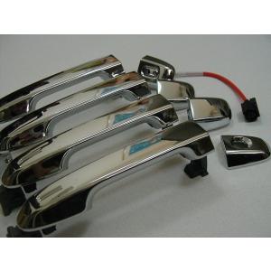 トヨタ純正　メッキドアハンドル [交換式ドアノブ・運転席&amp;助手席スマートキー/デュアルパワースライド...