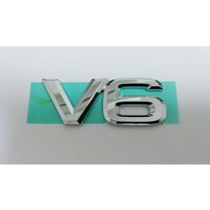 トヨタ純正 シルバーエンブレム [V6マーク・...の詳細画像1