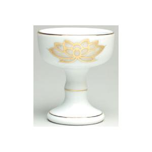 お仏壇のはせがわ 仏飯器 仏具 ご飯 お供え ピンク 青「仏飯器 花