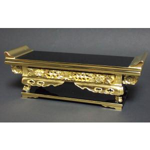 寺院仏具］ 中口火立(獅子付) 色付 1尺8寸 1対 【ローソク立