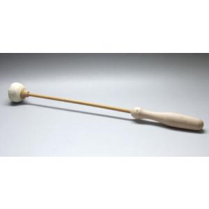 仏具 木魚撥 皮巻き 5号 木魚 バチ 棒