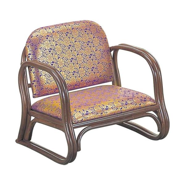 金襴思いやり座椅子 ロータイプ