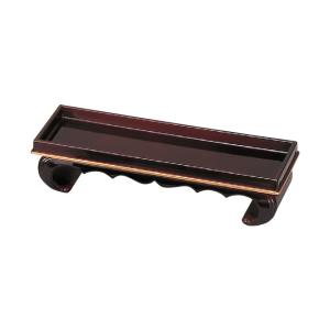 仏具 『仏器膳 タメ（フチ金） ７寸』( お盆 供物台 お膳 お供え物 仏膳 法事 仏壇仏具 仏壇用 お彼岸 法要 お供え 仏壇用品 法事用 お仏膳