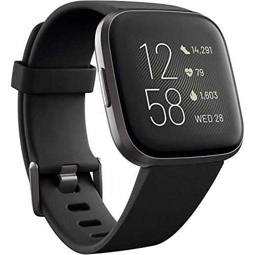 Fitbit Versa 2 スマートウォッチ ブラック/カーボン