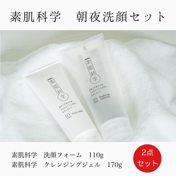 素肌科学　洗顔フォーム＆クレンジングジェルセット