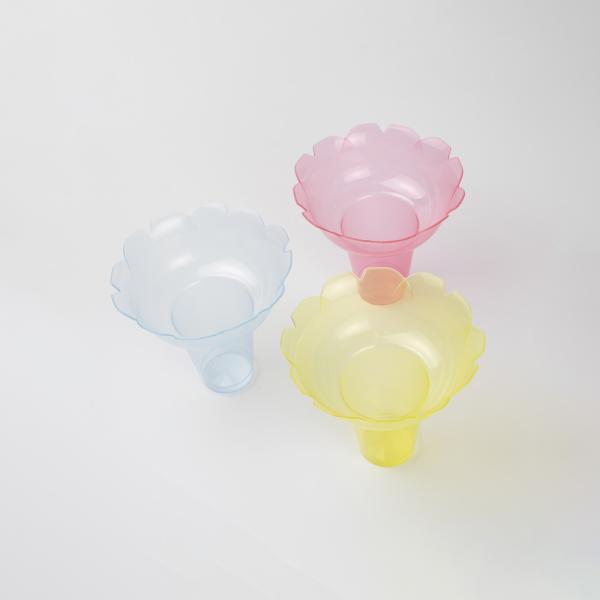 デザートカップ ＰＰフラッペ（小）３色セット 130φ×120mmH 300個入り(100個×3色)...