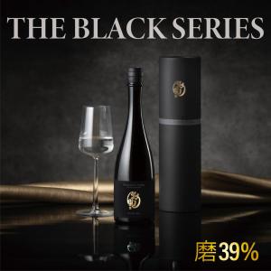 THE BLACK SERIES 39% 純米大吟醸(原酒) 720ml アルコール16度 山田錦100% 気品 贅沢 贈答品 キレ 喉越し 重厚感