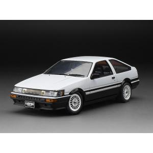 モデルカー 1/24 SunStar/サンスター トヨタ カローラ レビン AE86 1985 ホワイト／ブラック｜kbmart