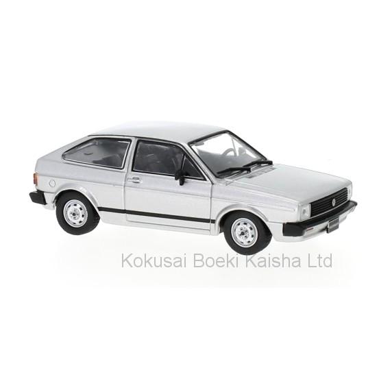 モデルカー 1/43  WHITE BOX/ホワイトボックス VW ゴルフ BX 1984 シルバー