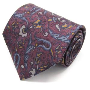 エルメネジルドゼニア ブランド ネクタイ 総柄 花柄 小紋柄 ドット  