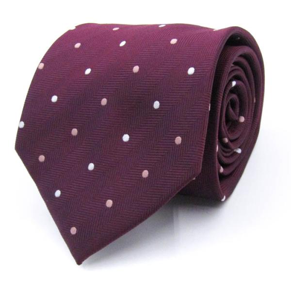 ジャーナルワークス ブランド ネクタイ ドット柄 PO  メンズ パープル JOURNAL WORK...