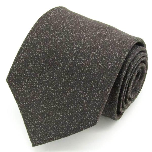 ブリックハウス ブランド ネクタイ ドット パネル柄 グラデーション ウール PO  メンズ ダーク...