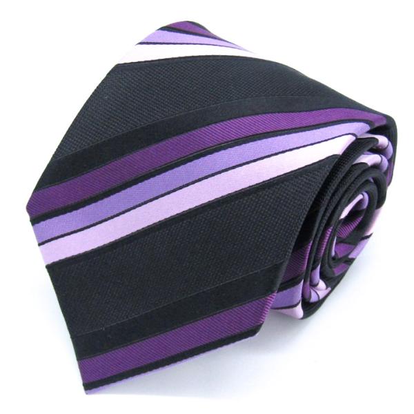 ザショップティーケーミクスパイス ブランド ネクタイ ストライプ柄 シルク PO メンズ ブラック ...