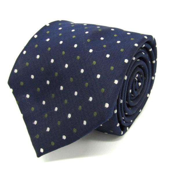 シンプルフレーズクラバット ブランド ネクタイ ドット柄 PO メンズ ネイビー SIMPLE PH...