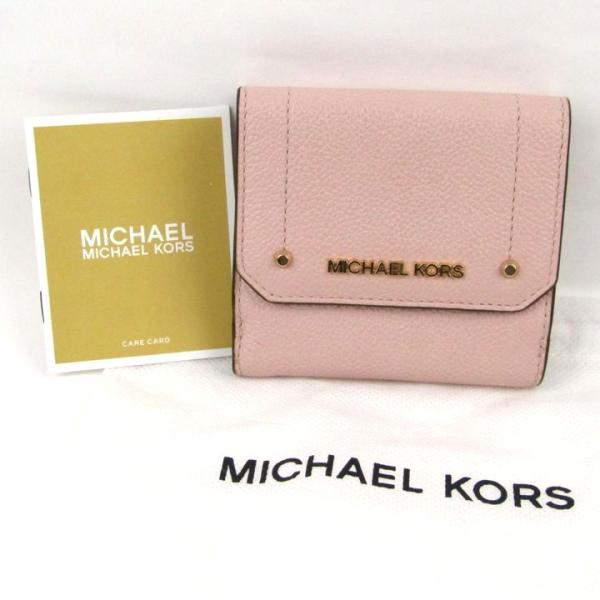 マイケルコース 三つ折り財布 小銭入れあり ウォレット ブランド レディース ピンク Michael...