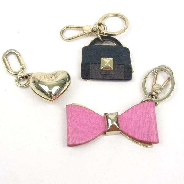 フルラ キーホルダー リボン バッグ等 3点セット まとめて ブランド レディース Furla