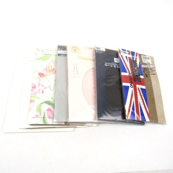 ジバンシィ/クレージュ他 ストッキング 7点セット 未使用 外装ダメージ有 まとめて 大量 レディー...