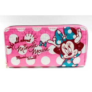 ディズニー 長財布 小銭入れあり ミニーマウス ロングウォレット レディース ピンク Disney