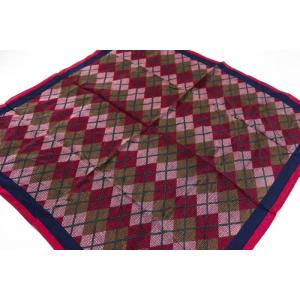 エマニュエルウンガロ スカーフ チェック シルク ブランド レディース ピンク Emanuel Un...