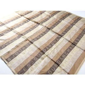 シャルル・ジョルダン スカーフ ロゴ ブランド 小物 レディース ベージュ CHARLES JOUR...