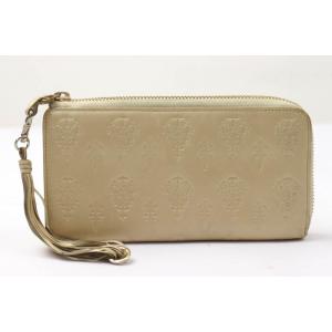 アンテプリマ 長財布 L字ファスナー レザー 型押し ブランド ウォレット レディース ベージュ系 ...