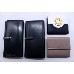 ハナエモリ/ヨシエイナバ他 長財布 二つ折り財布 4点セット ウォレット ブランド まとめて レディ...