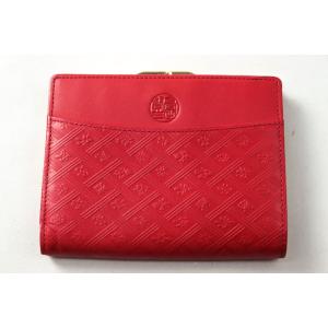 ケンゾー 二つ折り財布 がま口 小銭入れあり ウォレット ブランド レディース レッド KENZO