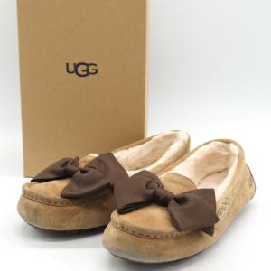 アグ モカシン フラットシューズ ムートン ボア 靴 シューズ レディース 23cmサイズ ブラウン UGG｜kbnet2019v2