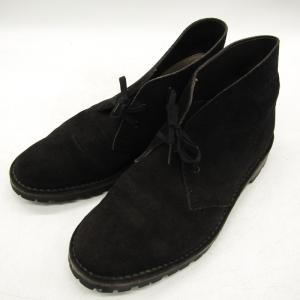 リーガル デザートブーツ スウェード ビブラムソール ブランド シューズ 靴 黒 メンズ 25サイズ ブラック REGAL｜kbnet2019v2