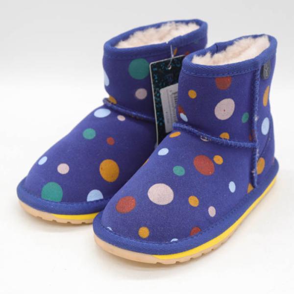 エミュー ブーツ 未使用 K12150 Circus Spot Mini 靴 シューズ キッズ 男の...
