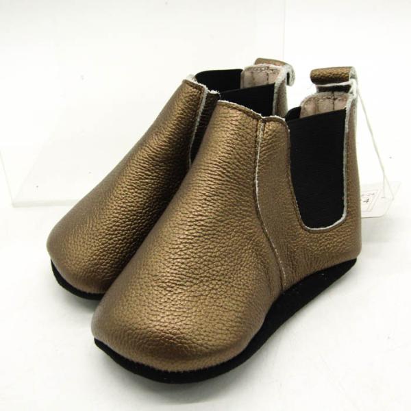 エミュー ブーツ 未使用 B11906S RUBY METALLIC 靴 シューズ ベビー 男の子用...