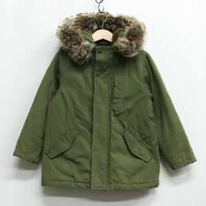 グローバルワーク モッズコート ファー付き アウター キッズ