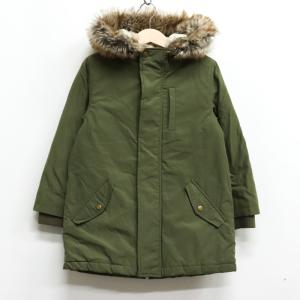 アバクロ/モッズコート/ネイビー/裏ボア/ファー モッズコート メンズ 裏ボア ファー付き 冬コート コート