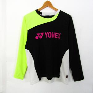 ヨネックス 長袖Ｔシャツ スポーツウエア トップス メンズ Mサイズ ブラック系 YONEX｜kbnet2019v2