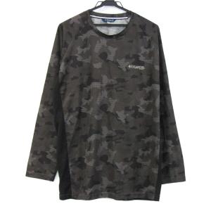 ケイパ 長袖Ｔシャツ スポーツウエア トレーニングウエア トップス メンズ 2Lサイズ ブラック系/グレー系 kaepa｜kbnet2019v2