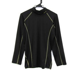 ロンズデール 長袖Ｔシャツ スポーツウエア モックネック ストレッチ トップス 大きいサイズ メンズ LLサイズ ブラック系 LONSDALE｜kbnet2019v2