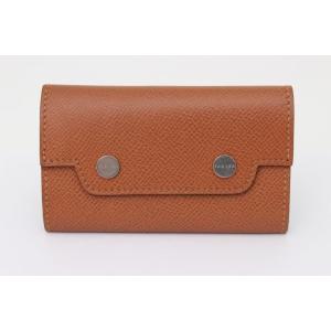 タムラ キーケース レザー 6連 三つ折り ブランド 小物 レディース ブラウン TAMURA