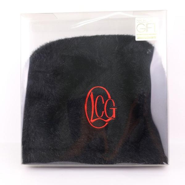 ヘッドカバー 未使用 ファー ロゴ ゴルフ用品 小物 レディース メンズ ブラック LCG
