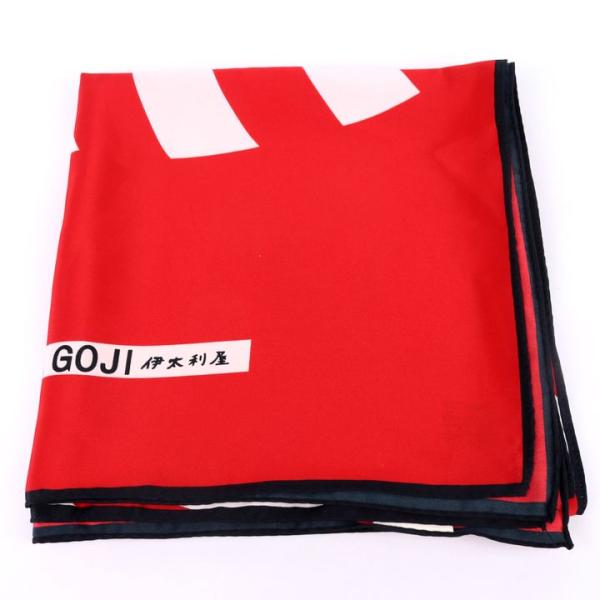 伊太利屋 LA MODA GOJI スカーフ 総柄 ブランド 小物 レディース レッド ITALIY...
