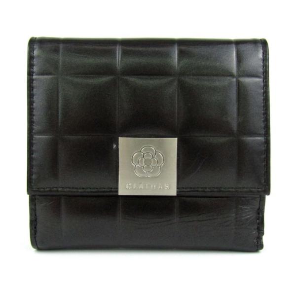 クレイサス 二つ折り財布 キルティング ロゴプレート 小銭入れあり ブランド ウォレット レディース...