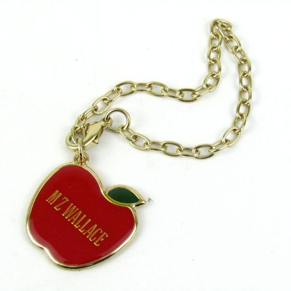 エムジーウォレス キーホルダー りんご チャーム 小物 レディース レッド×ゴールド MZ WALL...