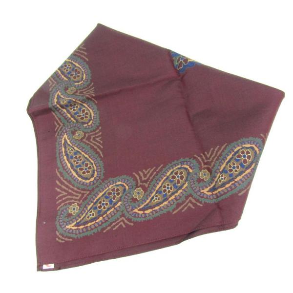 シナワット スカーフ 大判 ペイズリー柄 タイ シルク ブランド 小物 レディース ワインレッド S...